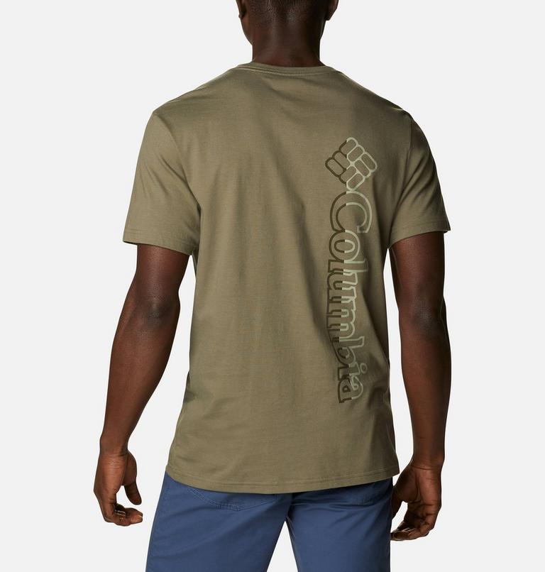 Men’s CSC Basic Logo T-Shirt, Color: Stone Green Vertical, image 2