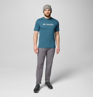 Men’s CSC Basic Logo T-Shirt, Color: Everblue, Gem Columbia 9in, image 8