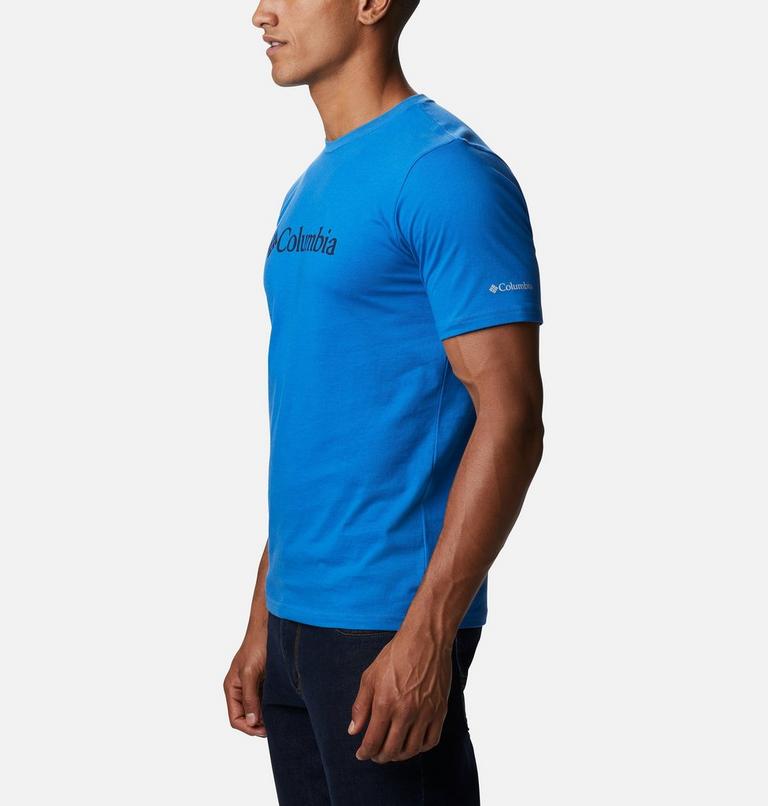 Men’s CSC Basic Logo T-Shirt, Color: Bright Indigo Logo, image 3