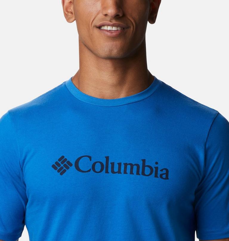 Men’s CSC Basic Logo T-Shirt, Color: Bright Indigo Logo, image 4