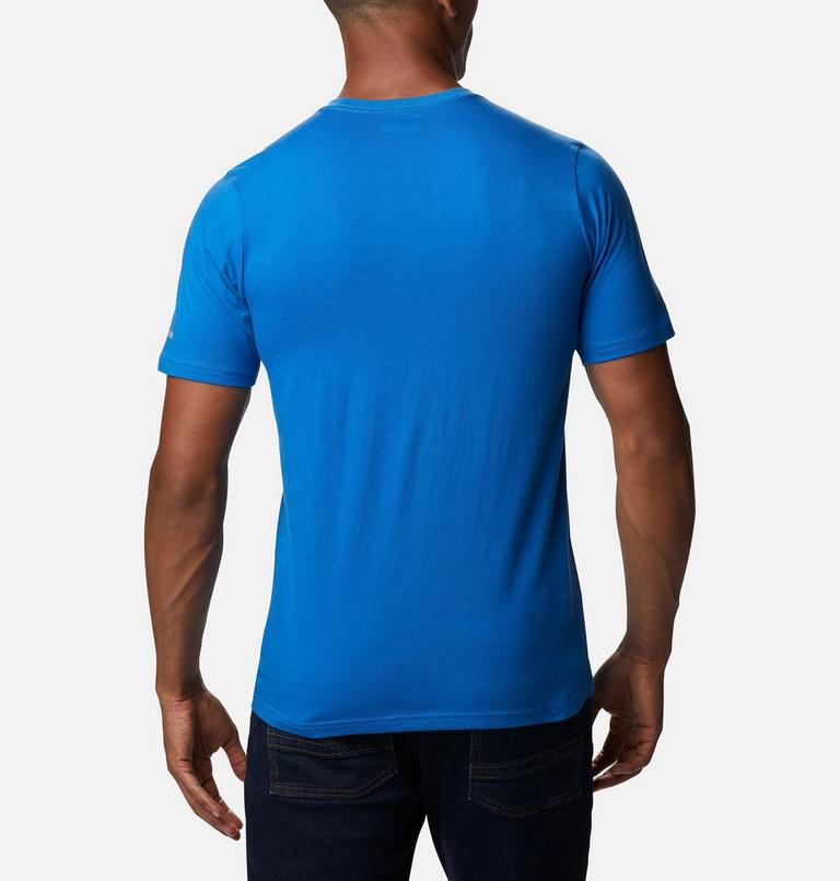 Men’s CSC Basic Logo T-Shirt, Color: Bright Indigo Logo, image 2