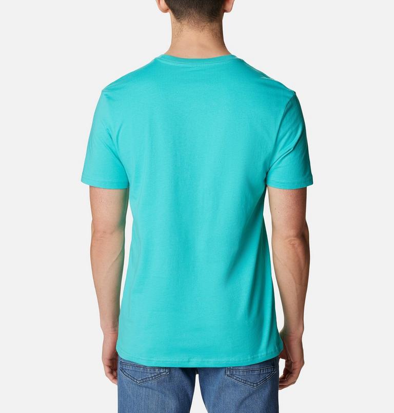 CSC Basic Logo Short Sleeve | 454 | XS, Color: Bright Aqua, CSC Branded Graphic, image 2