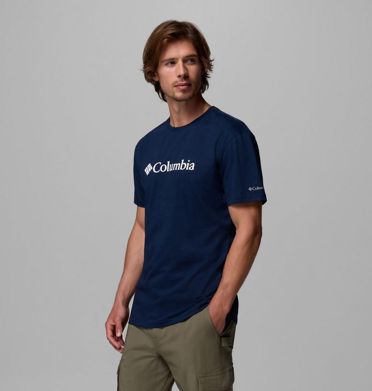 Camiseta CSC Basic Logo para hombre, Color: Collegiate Navy, White, image 4
