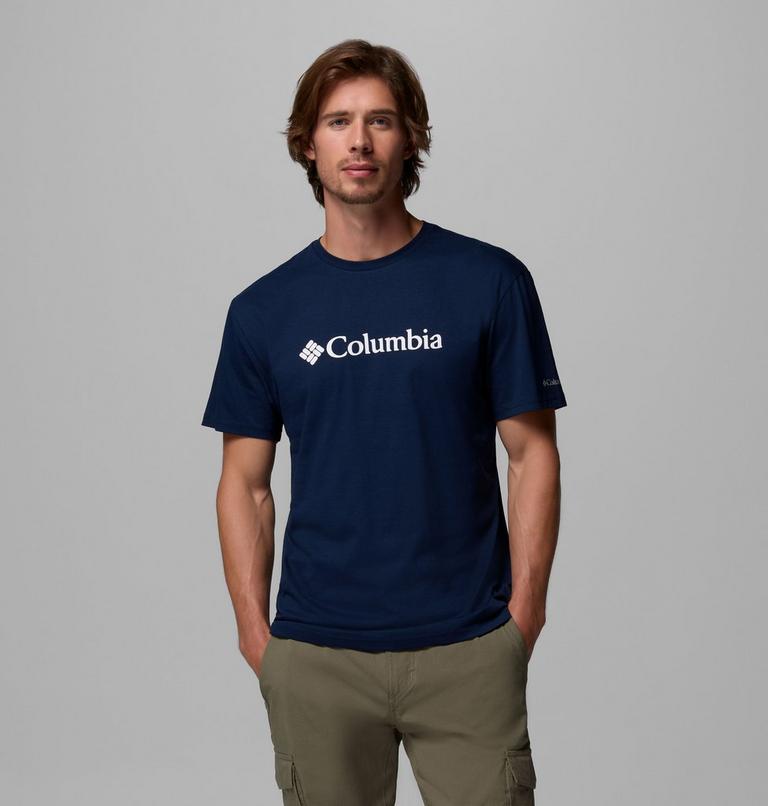 Camiseta CSC Basic Logo para hombre, Color: Collegiate Navy, White, image 1