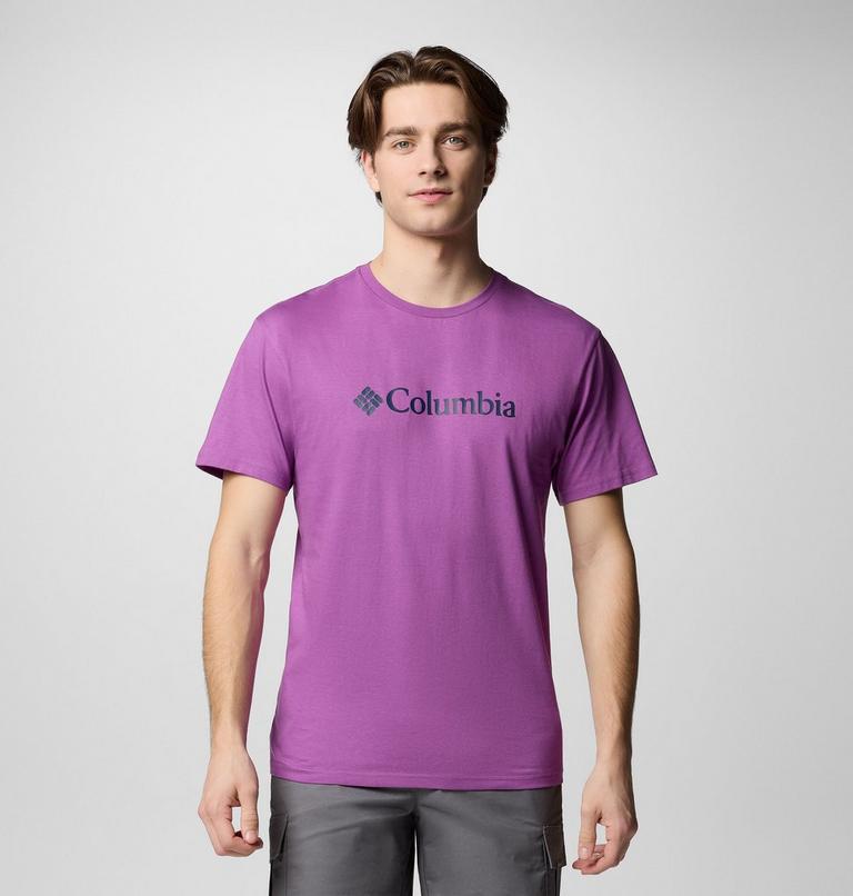 Camiseta CSC Basic Logo para hombre, Color: Razzle, CSC Branded, image 1