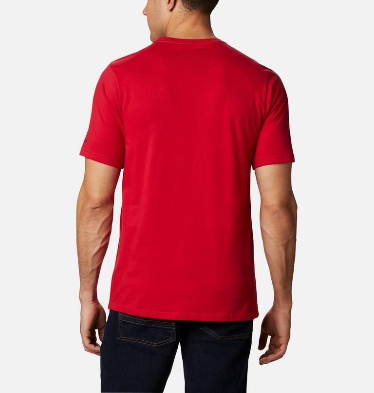 Men’s CSC Basic Logo T-Shirt, Color: Mountain Red, image 2