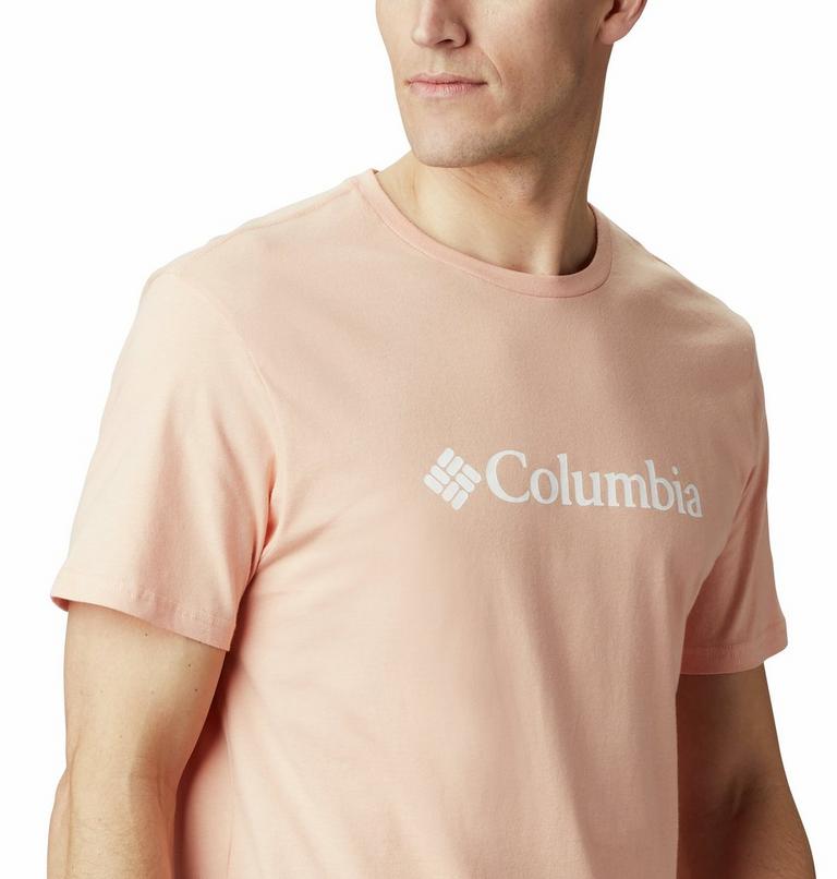 Men’s CSC Basic Logo T-Shirt, Color: Light Coral, image 5