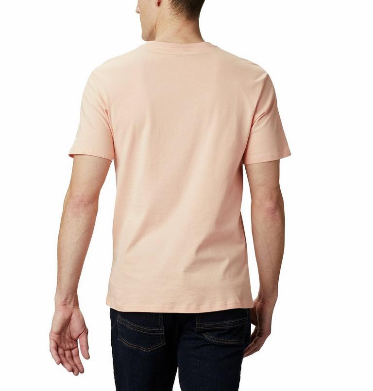 Men’s CSC Basic Logo T-Shirt, Color: Light Coral, image 2