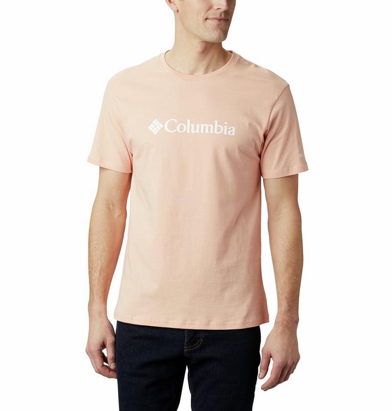 Men’s CSC Basic Logo T-Shirt, Color: Light Coral, image 1