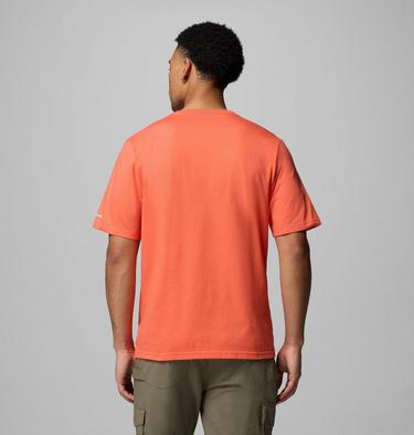 Men’s CSC Basic Logo Tee, Color: Zing, Gem Columbia 9in, image 3