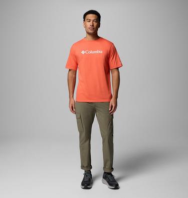 Men’s CSC Basic Logo T-Shirt, Color: Zing, Gem Columbia 9in, image 2