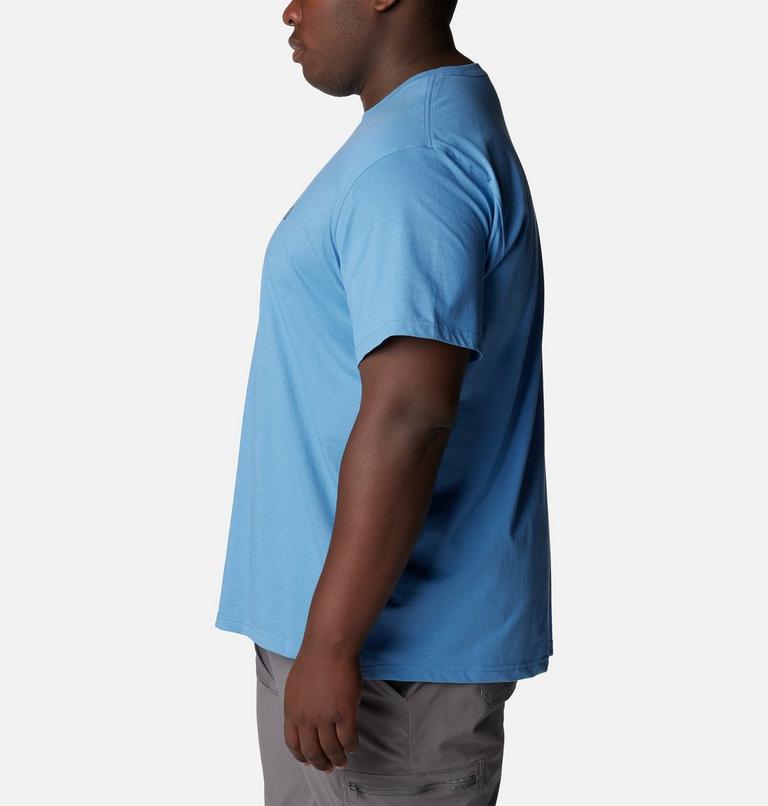 Camiseta de algod&oacute;n org&aacute;nico Basic Logo para hombre - Tallas grandes, Color: Skyler, Collegiate Navy CSC Branded, image 3