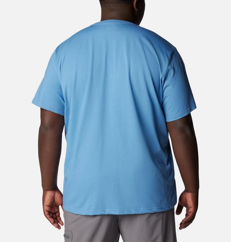 Camiseta de algod&oacute;n org&aacute;nico Basic Logo para hombre - Tallas grandes, Color: Skyler, Collegiate Navy CSC Branded, image 2