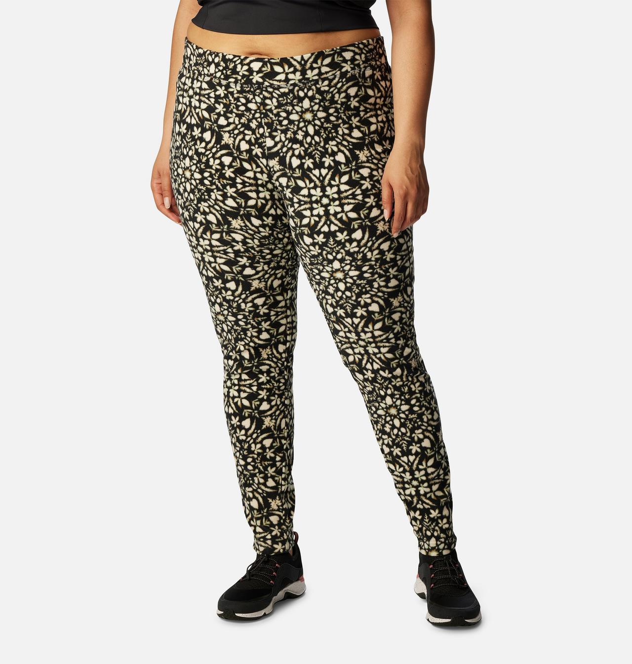 Women's Glacial™ Fleece Printed Leggings - Plus Size 1