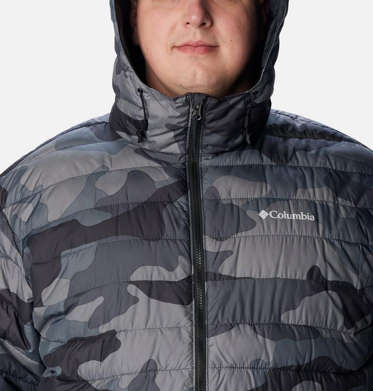 Powder Lite Hooded Jacket | 009 | 1X, Color: Black Mod Camo Print, image 4