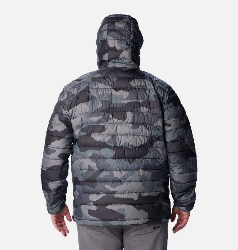Powder Lite Hooded Jacket | 009 | 1X, Color: Black Mod Camo Print, image 2