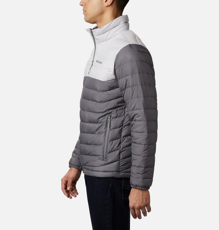 Men&rsquo;s Powder Lite Insulated Jacket, Color: City Grey, Nimbus Grey, image 3