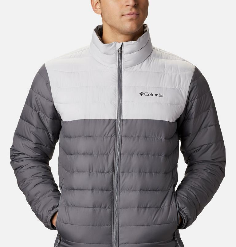 Men&rsquo;s Powder Lite Insulated Jacket, Color: City Grey, Nimbus Grey, image 4