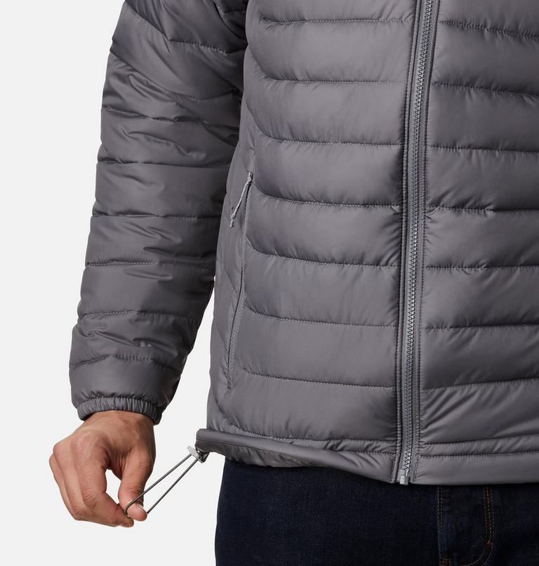 Men&rsquo;s Powder Lite Insulated Jacket, Color: City Grey, Nimbus Grey, image 6