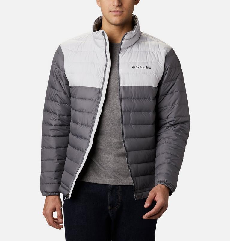Men&rsquo;s Powder Lite Insulated Jacket, Color: City Grey, Nimbus Grey, image 1