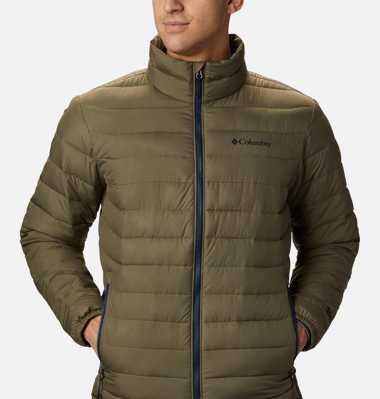 Men&rsquo;s Powder Lite Insulated Jacket, Color: Stone Green, image 4