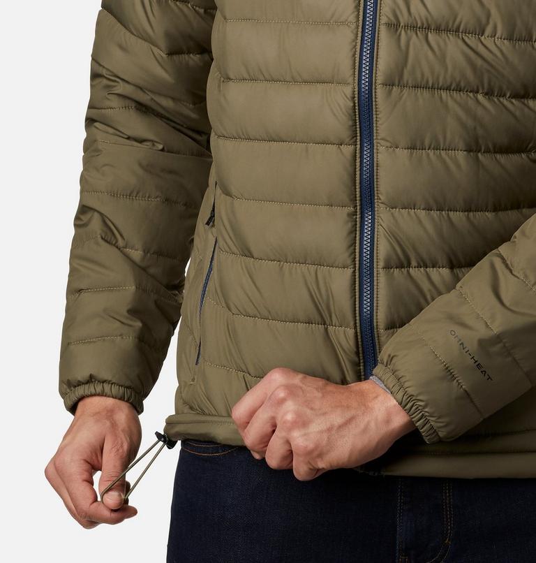 Men&rsquo;s Powder Lite Insulated Jacket, Color: Stone Green, image 5
