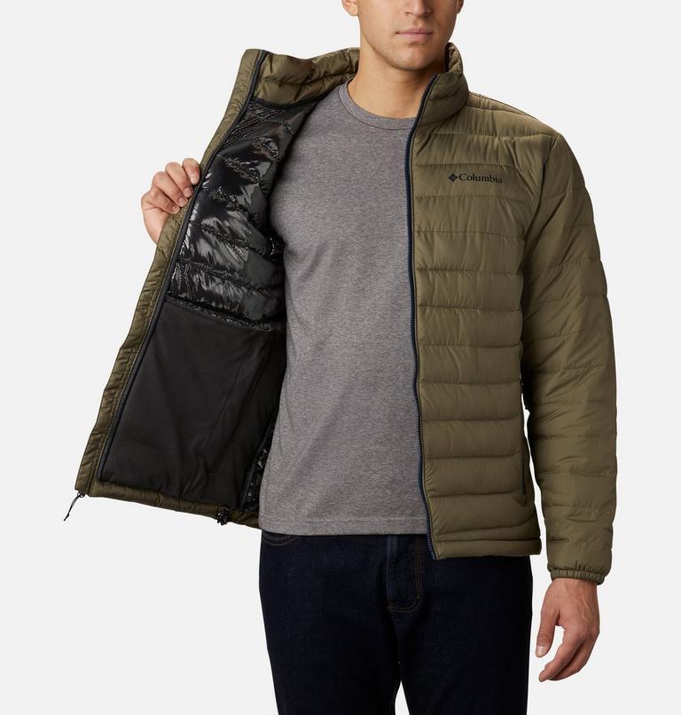 Men&rsquo;s Powder Lite Insulated Jacket, Color: Stone Green, image 6