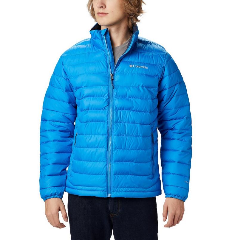 Men&rsquo;s Powder Lite Insulated Jacket, Color: Azure Blue, image 1