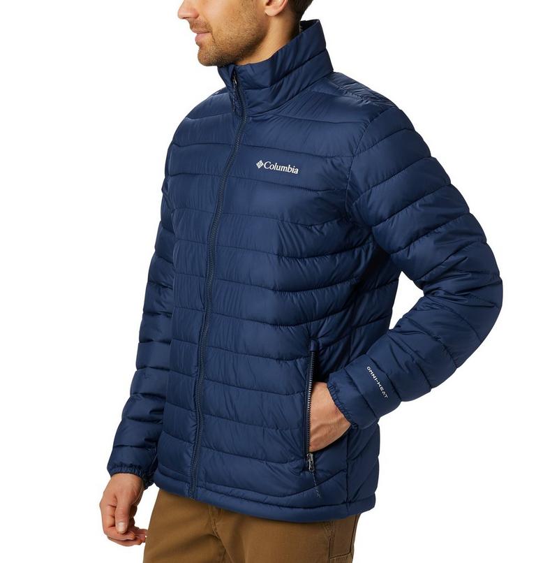 Men’s Powder Lite Insulated Jacket, Color: Collegiate Navy, image 3