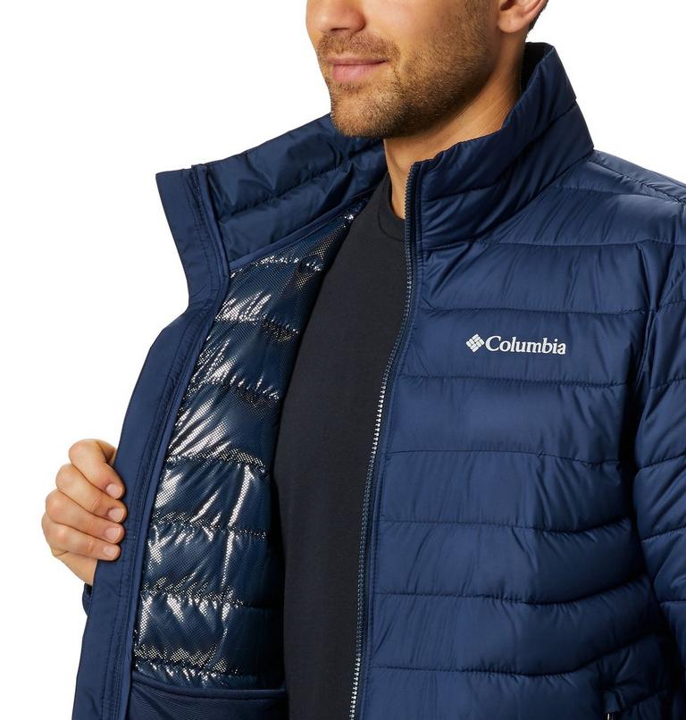 Men’s Powder Lite Insulated Jacket, Color: Collegiate Navy, image 5
