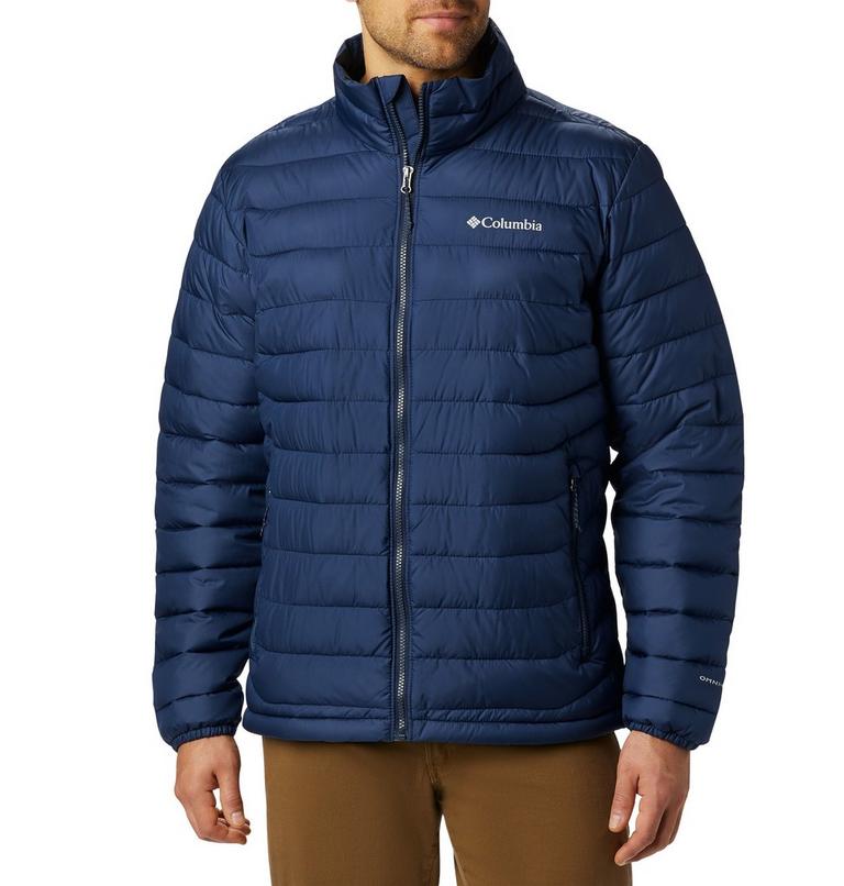 Men’s Powder Lite Insulated Jacket, Color: Collegiate Navy, image 1