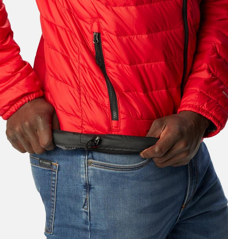 Men&rsquo;s Powder Lite Jacket, Color: Mountain Red, Black, image 7