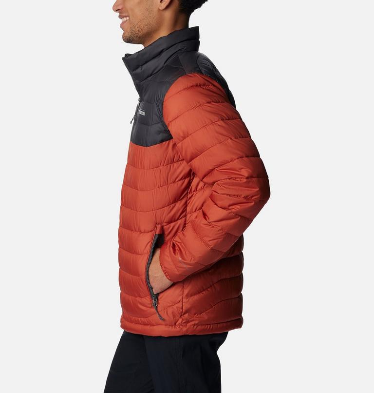 Powder Lite Jacket | 849 | M, Color: Warp Red, Shark, image 3