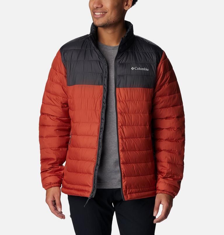 Powder Lite Jacket | 849 | M, Color: Warp Red, Shark, image 8