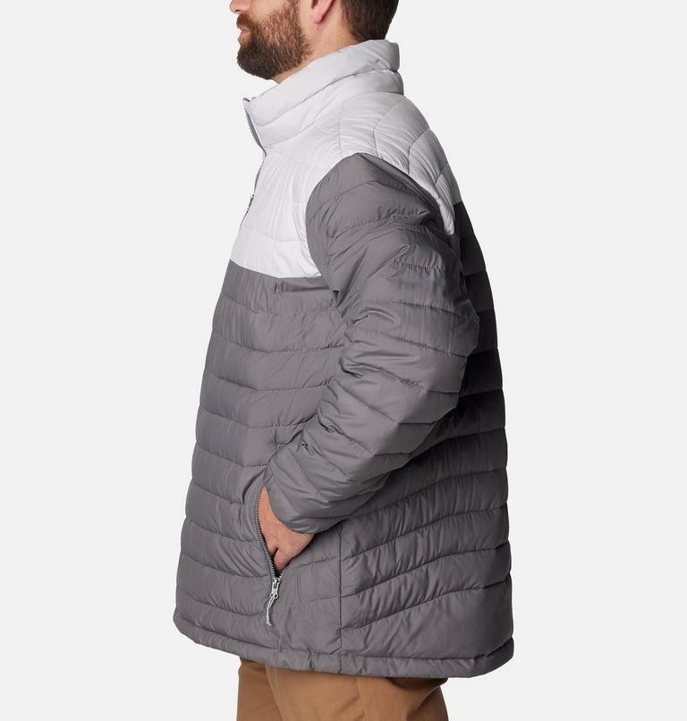 Powder Lite Jacket | 024 | 4X, Color: City Grey, Nimbus Grey, image 3