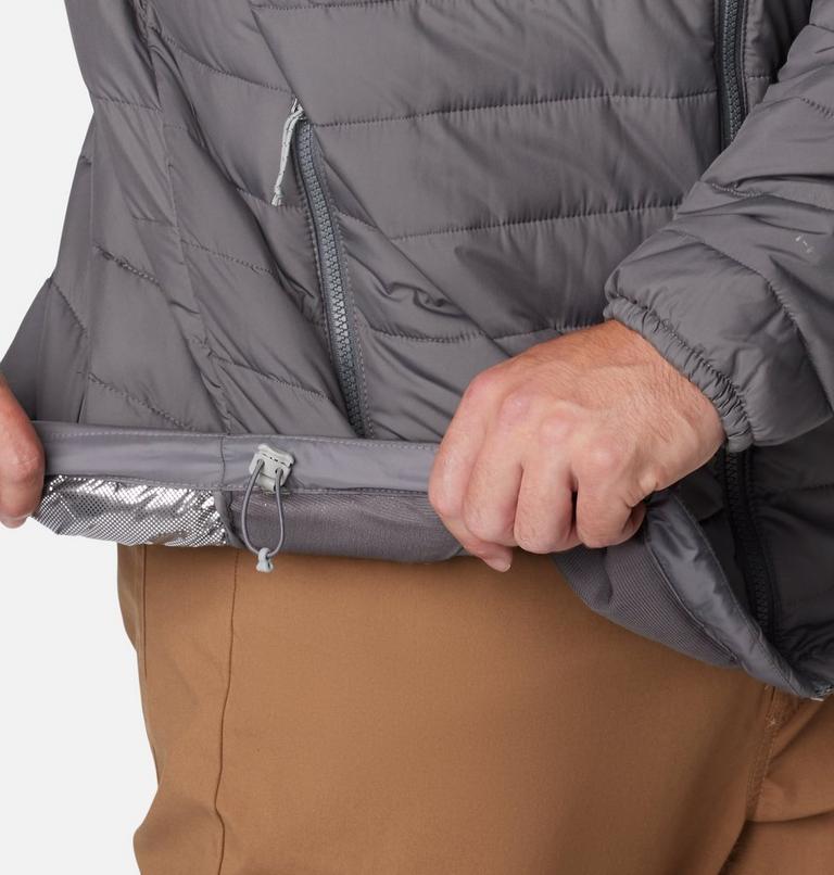 Powder Lite Jacket | 024 | 4X, Color: City Grey, Nimbus Grey, image 7
