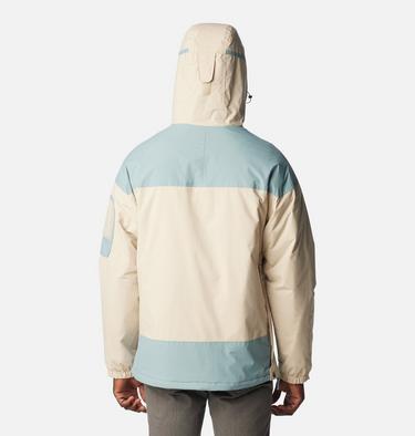 Men's Challenger Insulated Anorak, Color: Dark Stone, Stone Blue, image 2