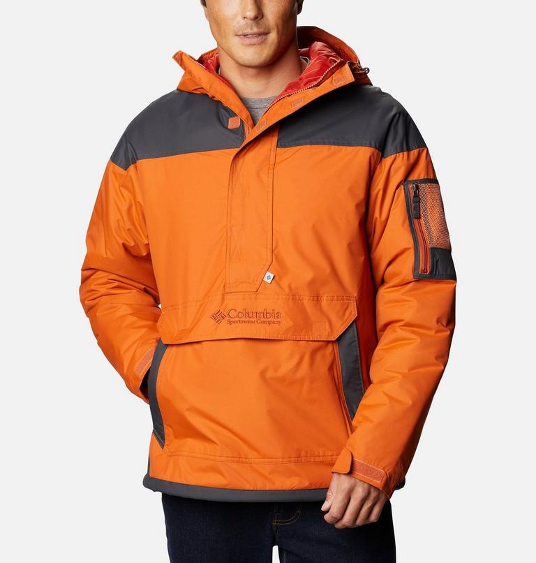 L CHALLENGER　PACKABLE FIRE ANORAK ORANGE Men's Challenger™ Pullover Anorak | Columbia Sportswear