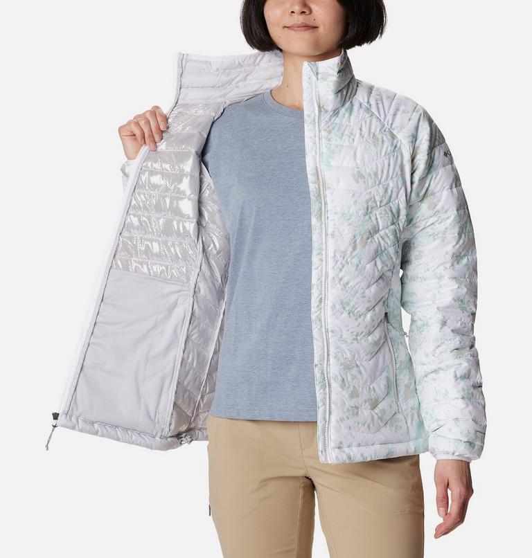 Powder Lite Jacket | 102 | S, Color: White Flurries Print, image 5
