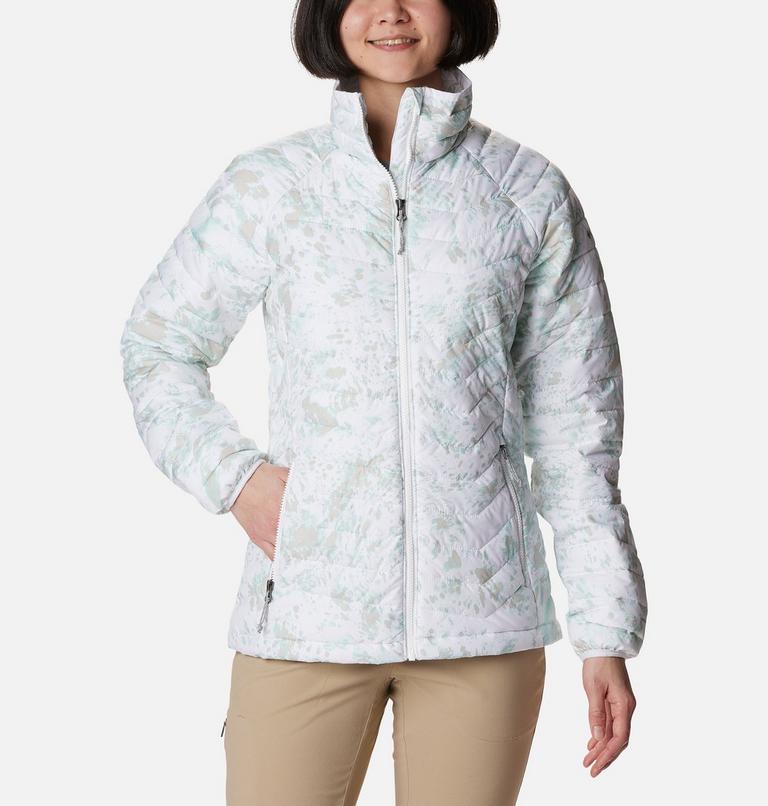 Powder Lite Jacket | 102 | S, Color: White Flurries Print, image 1