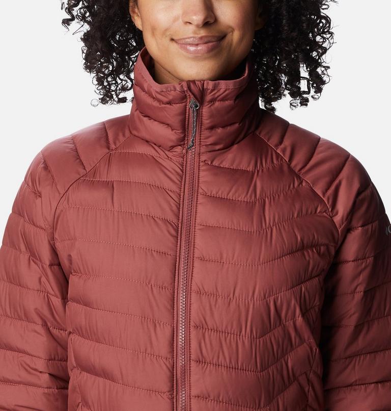 Women's Powder Lite Jacket, Color: Beetroot, image 4