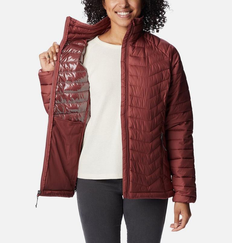 Women's Powder Lite Jacket, Color: Beetroot, image 5
