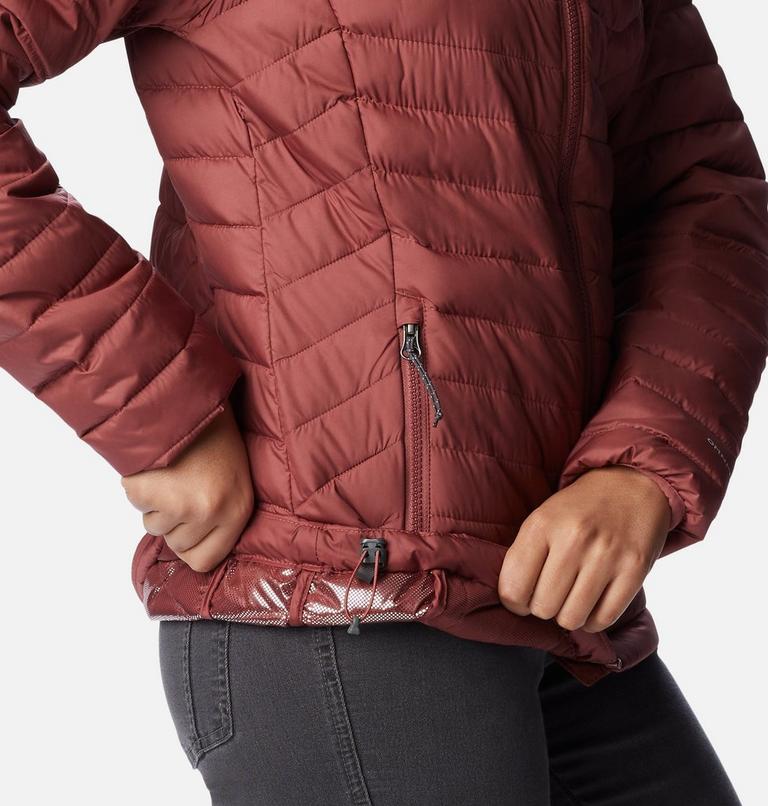 Women's Powder Lite Jacket, Color: Beetroot, image 7