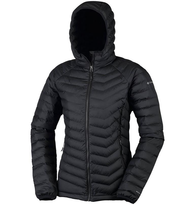 Women’s Powder Lite Insulated Hooded Jacket - 2023 COLLECTION, Color: Black, image 3