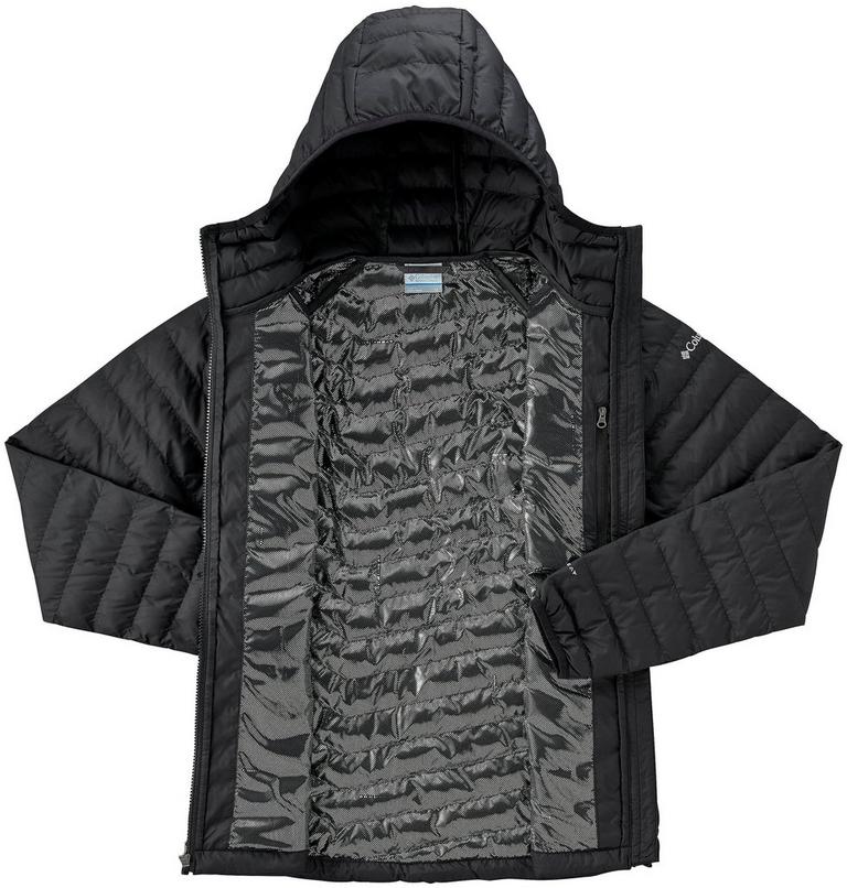 Women’s Powder Lite Insulated Hooded Jacket - 2023 COLLECTION, Color: Black, image 4