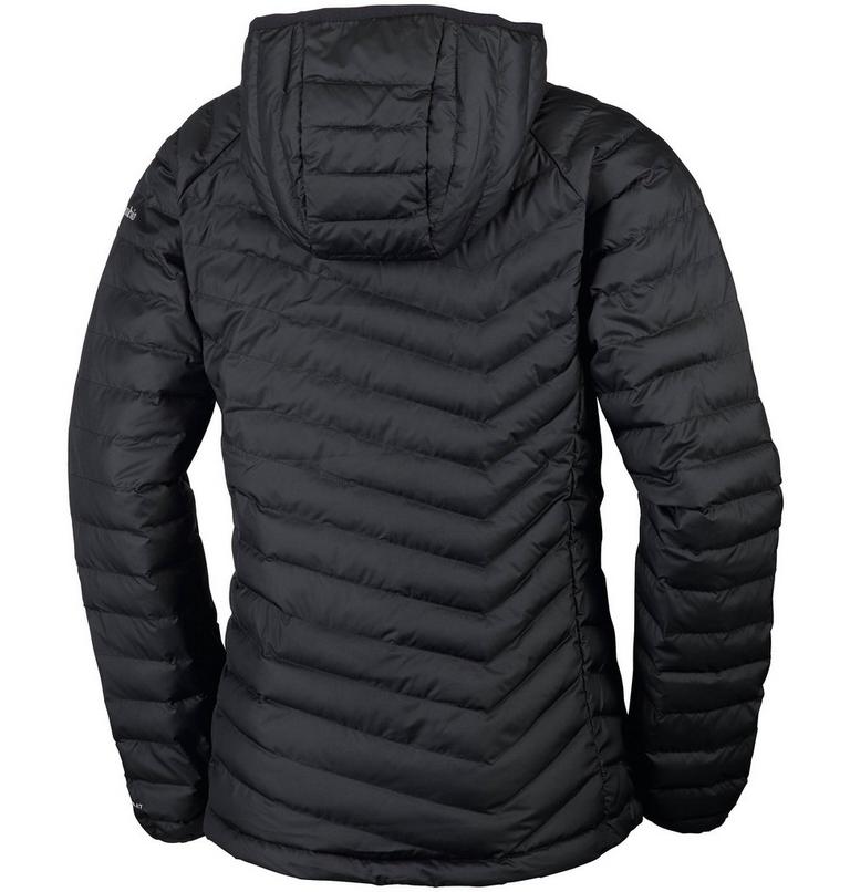 Women’s Powder Lite Insulated Hooded Jacket - 2023 COLLECTION, Color: Black, image 2