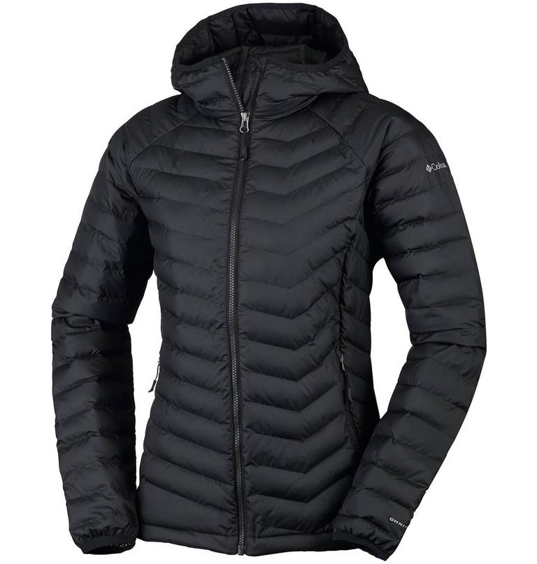 Women’s Powder Lite Insulated Hooded Jacket - 2023 COLLECTION, Color: Black, image 1