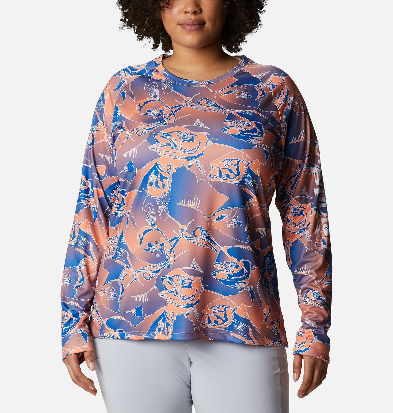 Women’s PFG Super Tidal Tee™ II Long Sleeve Shirt - Plus Size 1