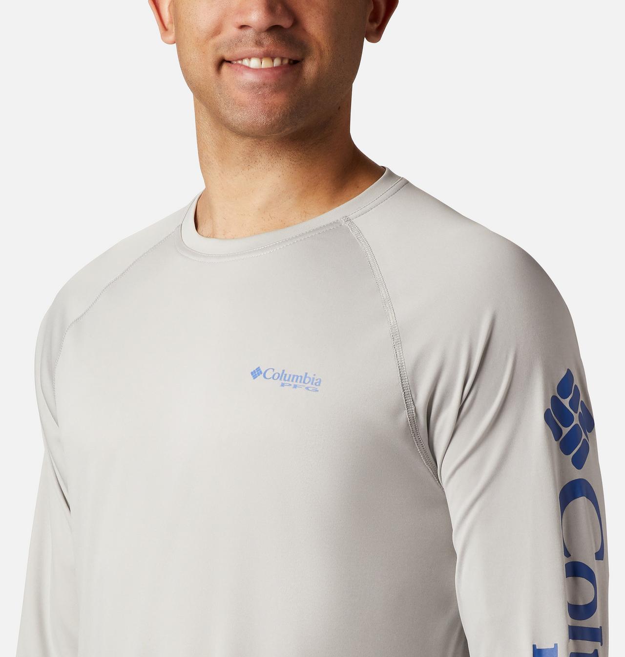 Men's PFG Terminal Tackle™ Heather Long Sleeve Shirt 3