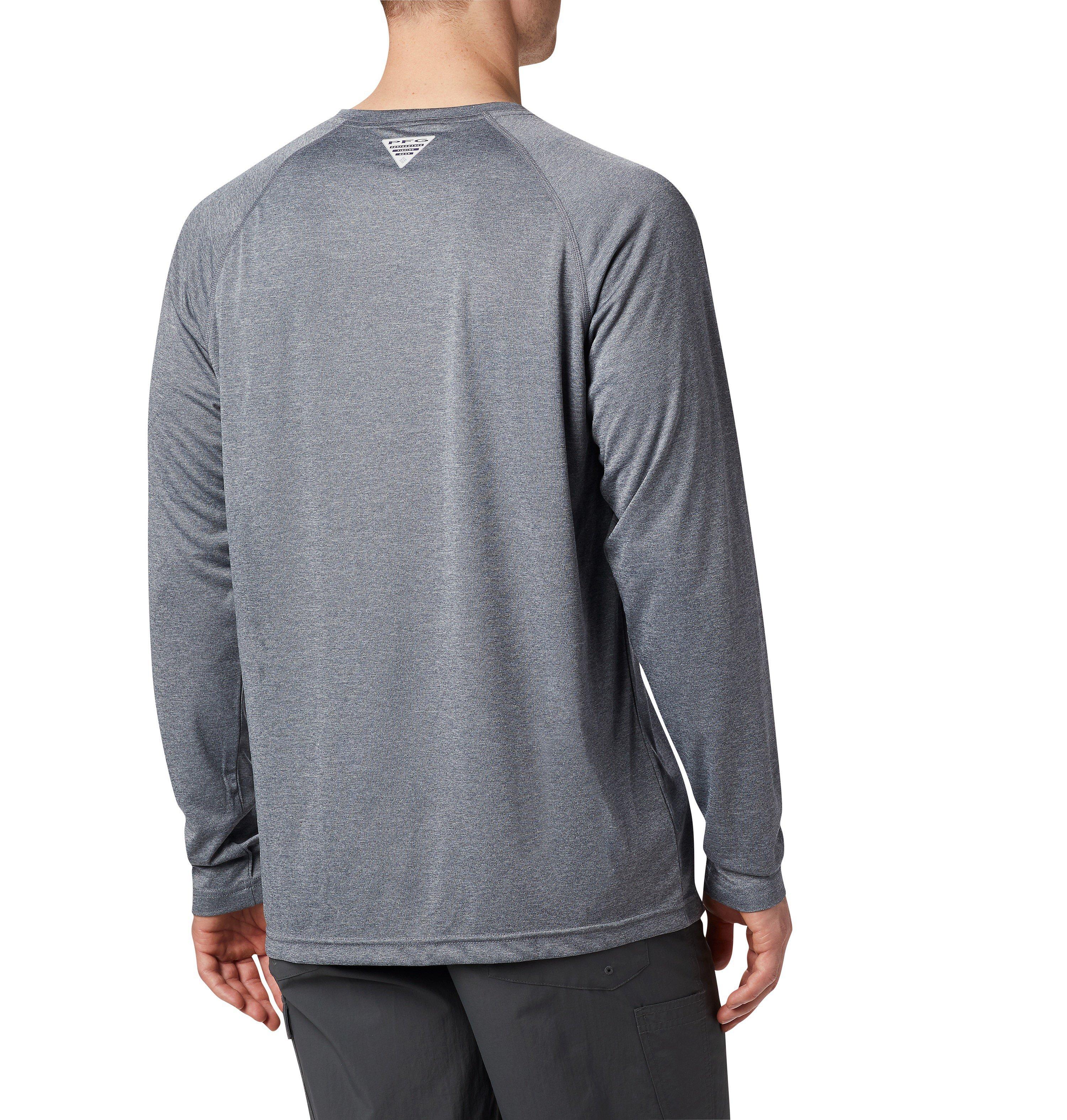 Men's PFG Terminal Tackle Heather Long Sleeve Shirt 4